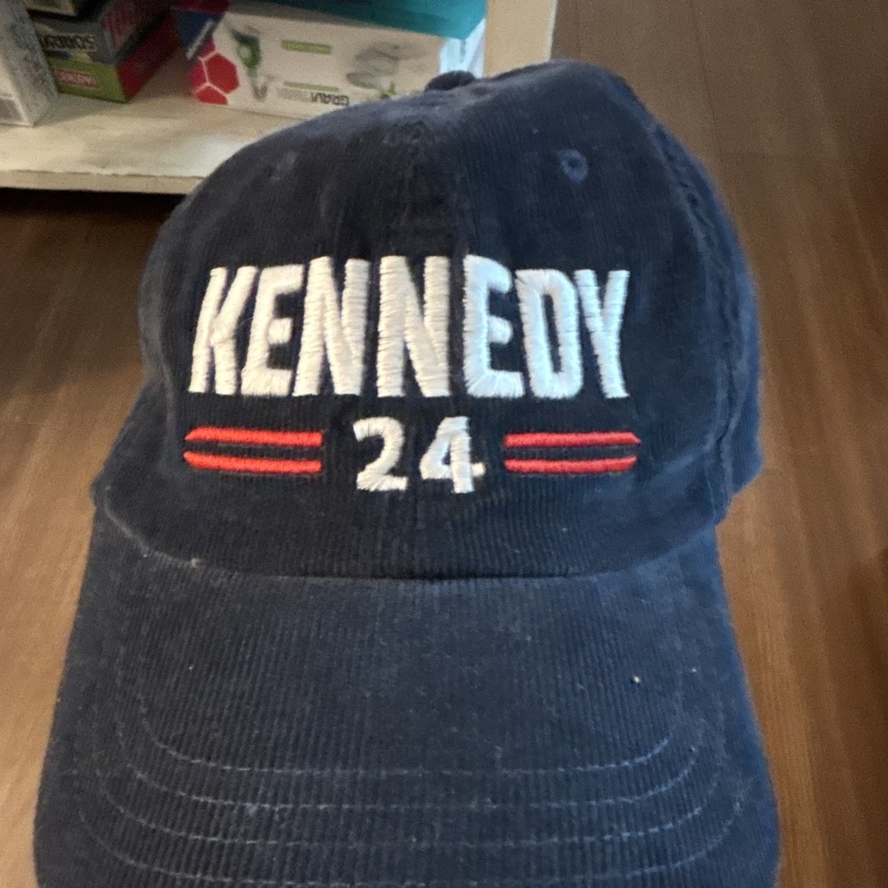 Kennedy 2024 KENNEDY 24 Navy Corduroy Adjustable Hat Politics 2024